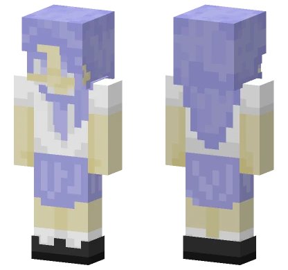 Blue Person Minecraft skin