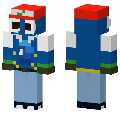 Blue Pokemon Minecraft skin