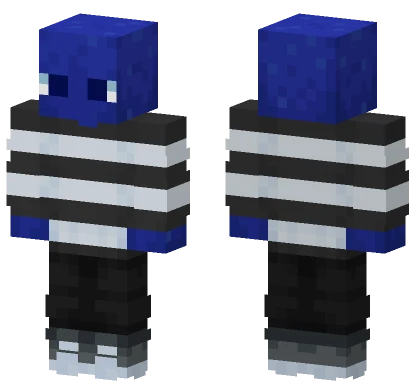 Blue Prison Slime Minecraft skin