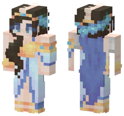 Blue Queens Minecraft skin