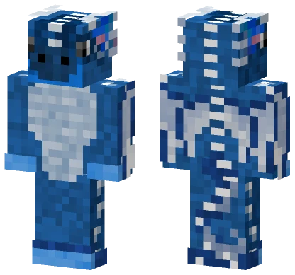 Blue Rainwing Minecraft skin