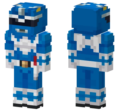 Blue Ranger MM Power Rangers Minecraft skin