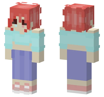 Blue Raspberry Minecraft skin