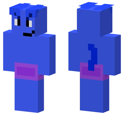 Blue Riggy Minecraft skin