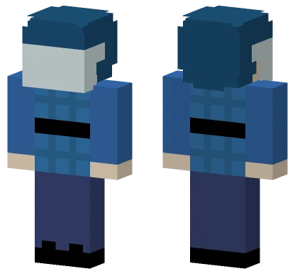 Blue Riot Guard Minecraft skin