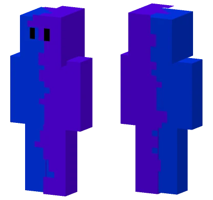 Blue Robot Character Minecraft skin