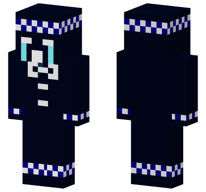 Blue Robot Guard Minecraft skin