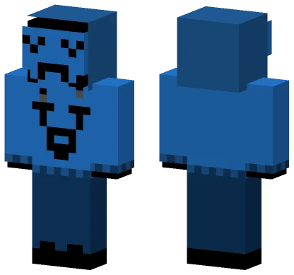Blue Robot Outfit Minecraft skin