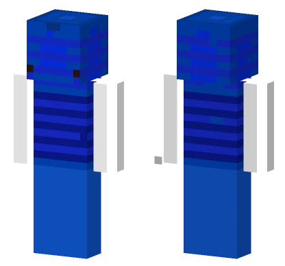 Blue Robot Suit Minecraft skin