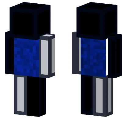 Blue Robot Suit Minecraft skin