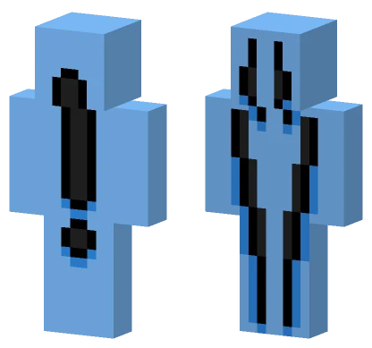 Blue Robotic Suit Minecraft skin