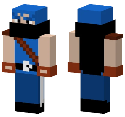 Blue Rogue Skin Minecraft skin