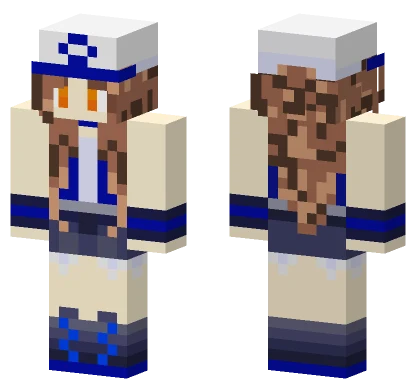 Blue Samurai Warrior Minecraft skin