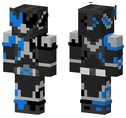 Blue Savior Minecraft skin