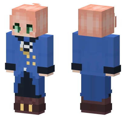 Blue School Uniform Minecraft skin