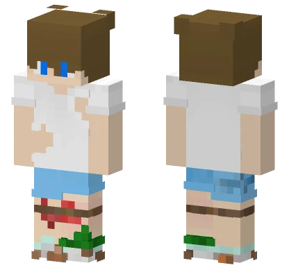 Blue School Uniform Minecraft skin