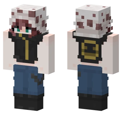Blue School Uniform Girl Minecraft skin