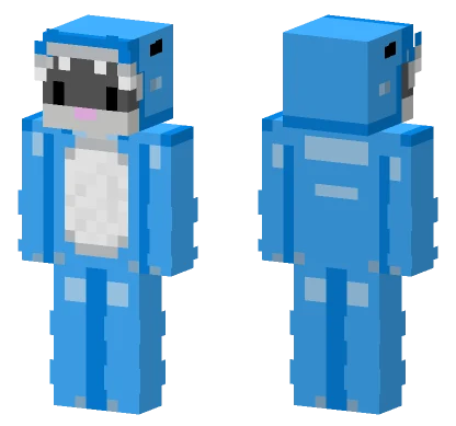 Blue Seal Pup Minecraft skin