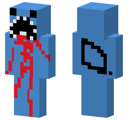 Blue Shark Monster Minecraft skin