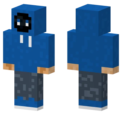 Blue Shark Suit Minecraft skin