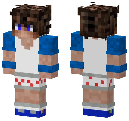Blue Shirt Boy Minecraft skin