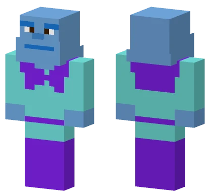 Blue Shrek Minecraft skin