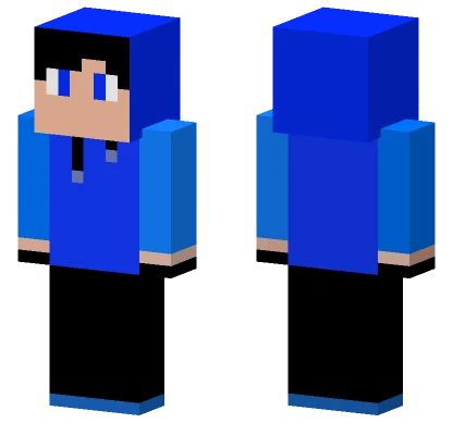 Blue Simple Pro Minecraft skin