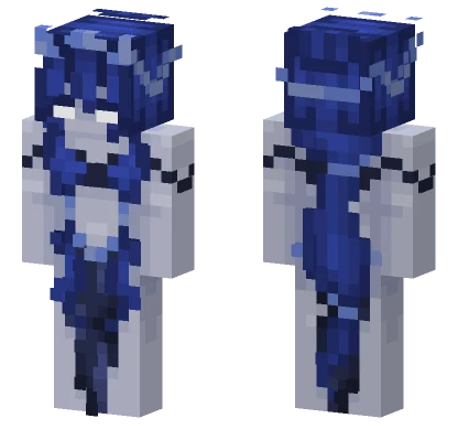 Blue Siren Minecraft skin