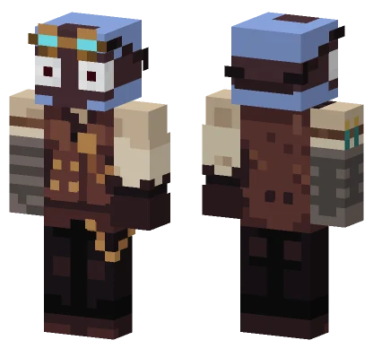Blue Sky Character Minecraft skin