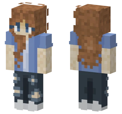 Blue Skys Minecraft skin