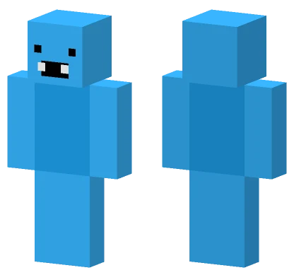 Blue Slime Monster Minecraft skin