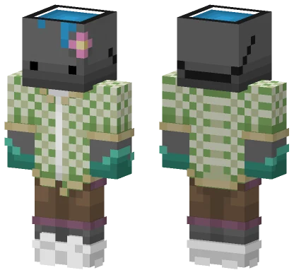 Blue Slime Monster Minecraft skin