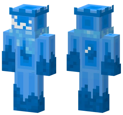Blue Slime Monster Minecraft skin