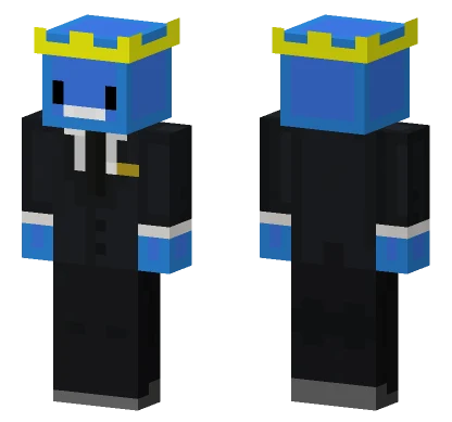Blue Slime Suit Minecraft skin