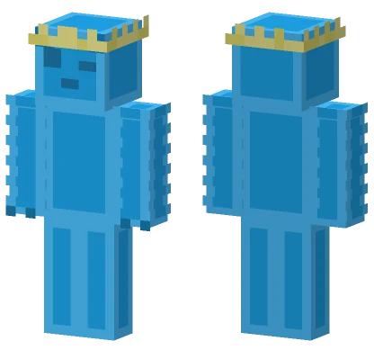 Blue Slimee Minecraft skin