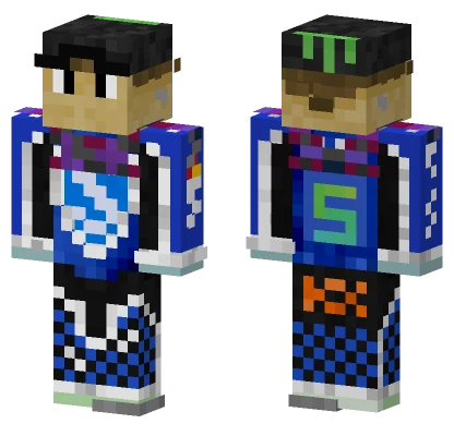 Blue Soccer Jersey Minecraft skin