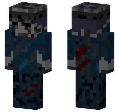 Blue Soldier Minecraft skin