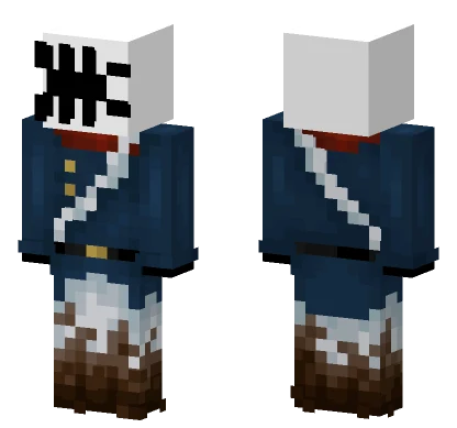 Blue Soldier Uniform Minecraft skin