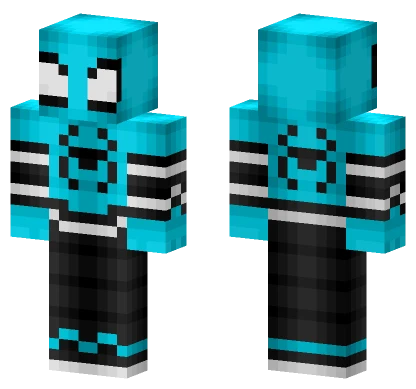 Blue Spider-Man Minecraft skin