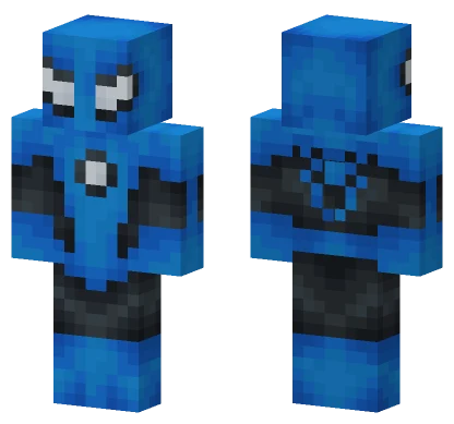 Blue Spider-Man Suit Minecraft skin