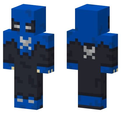 Blue Spiderman Suit Minecraft skin