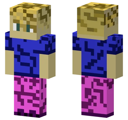 Blue Star Pajamas Minecraft skin