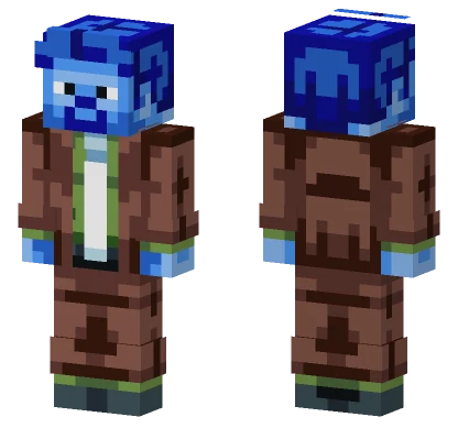Blue Steve Suit Minecraft skin