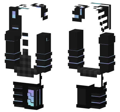 Blue Striped Girl Outfit Minecraft skin