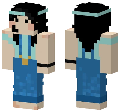 Blue Striped Jersey Minecraft skin
