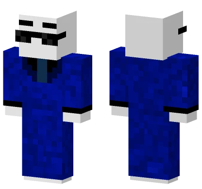 Blue Suit Minecraft skin