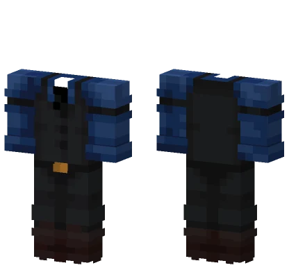Blue Suit Formal Minecraft skin