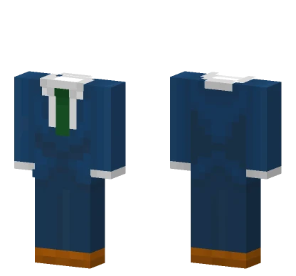 Blue Suit Professional Minecraft skin