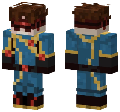 Blue Tech Suit Minecraft skin