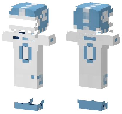Blue Tech Suit Minecraft skin